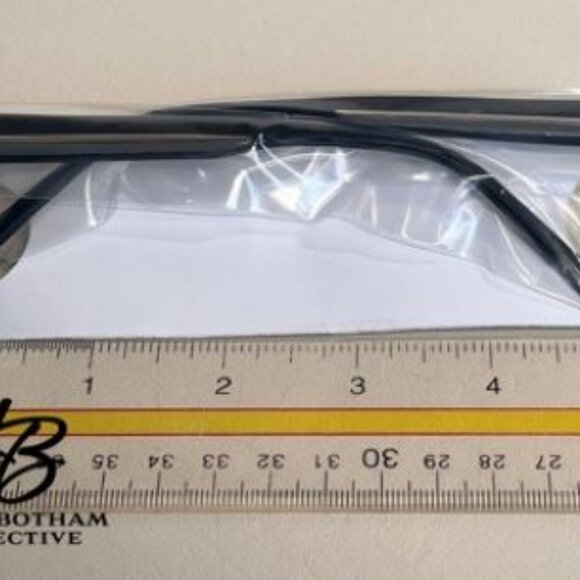 New BENELLI Eyeglasses Frames B102 55-19-145 Color Gun Half Rim w/ Sleeve - Picture 2 of 14